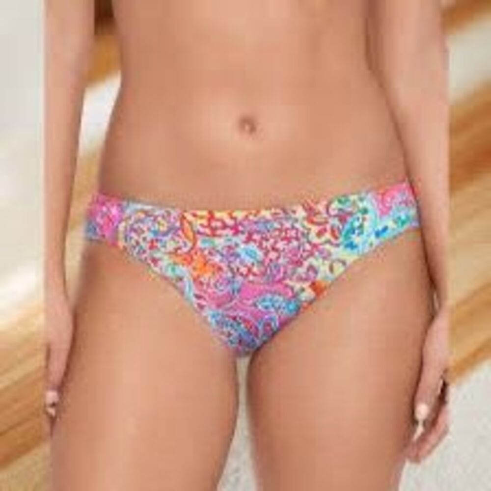 NWT Lauren Ralph Lauren Women's Printed Hipster Swim Bottom. Size 14